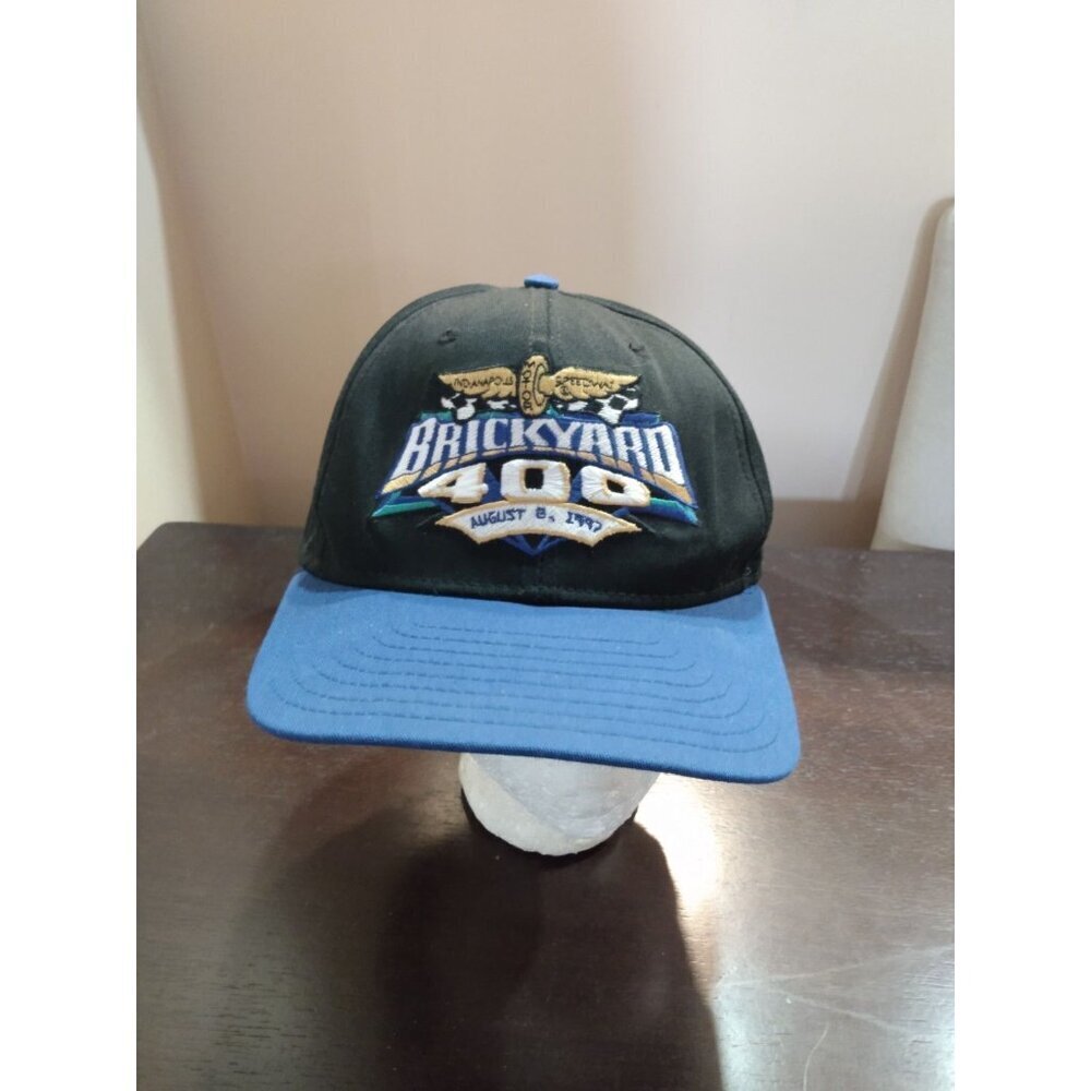 Vintage Brickyard 400 Snapback Hat 90s Indianapolis Speedway Adult NASCAR